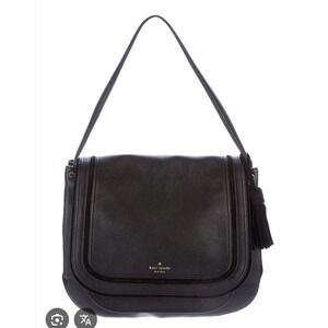 Kate Spade Rianne Pratt Street Shoulder Bag Leather Suede Capsule Wardrobe Black